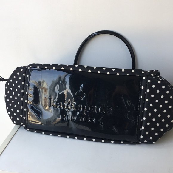 Kate Spade Stevie Polka Dot Nylon Diaper Bag - Picture 8 of 9